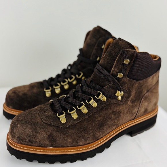 Polo Ralph Lauren Country Alpine Suede Trail Boots Men's Size 13 Brown